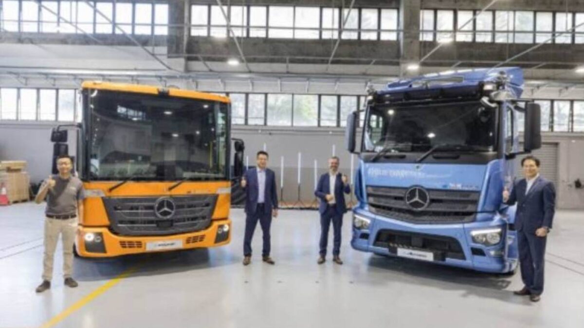 Mercedes-Benz Launches E-Trucks In Hongkong