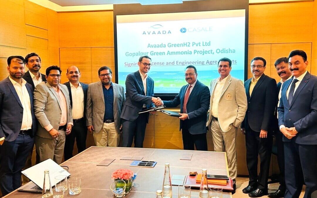 Avaada, Casale to Build India’s Largest Green Ammonia Plant in Odisha